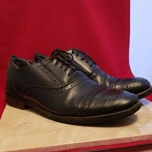 Steve Madden Men's Black Lace Up Dress Shoes Size 8 D